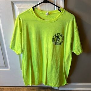 American Apparel Neon Green Short Sleeve Tee